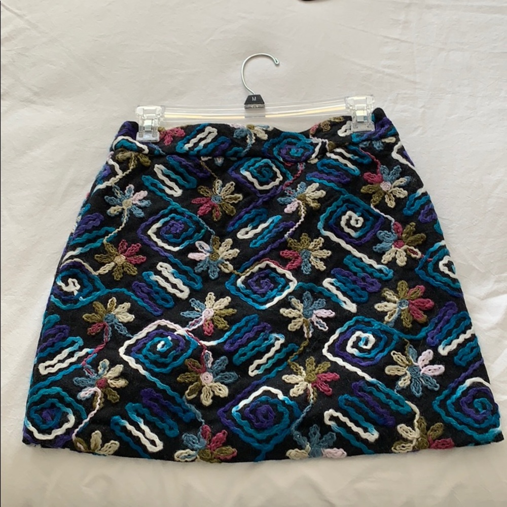 Zara Embroidered Skirt